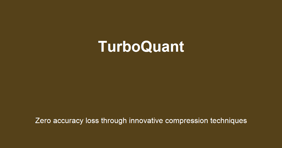 TurboQuant compression algorithm diagram